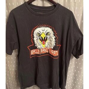 Bioworld Cobra Kai Eagle Fang Karate TShirt Mens Black Bite Like An Eagle Tee XL